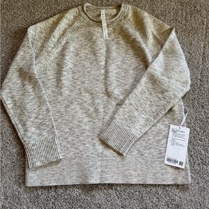Lululemon Gray Knit Boxy Sweater NWT